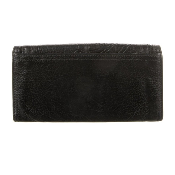 Celine Leather Continental Wallet Black - Picture 2 of 3